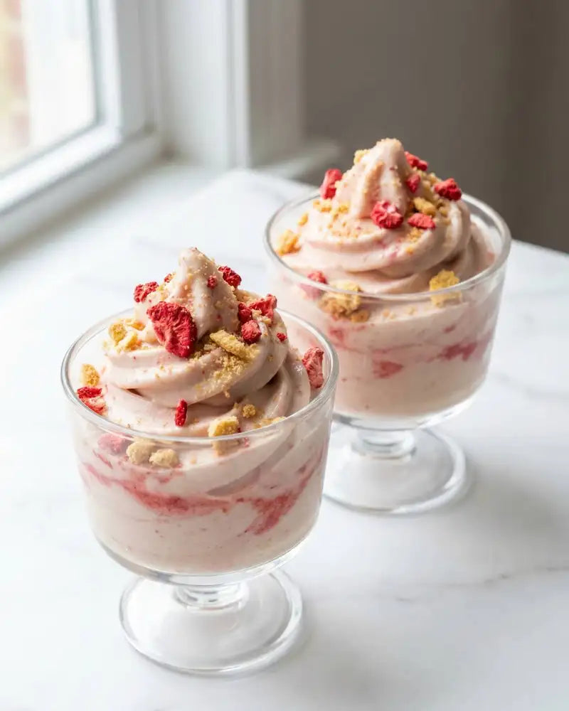 Strawberry Swirl Nice Cream Recipe