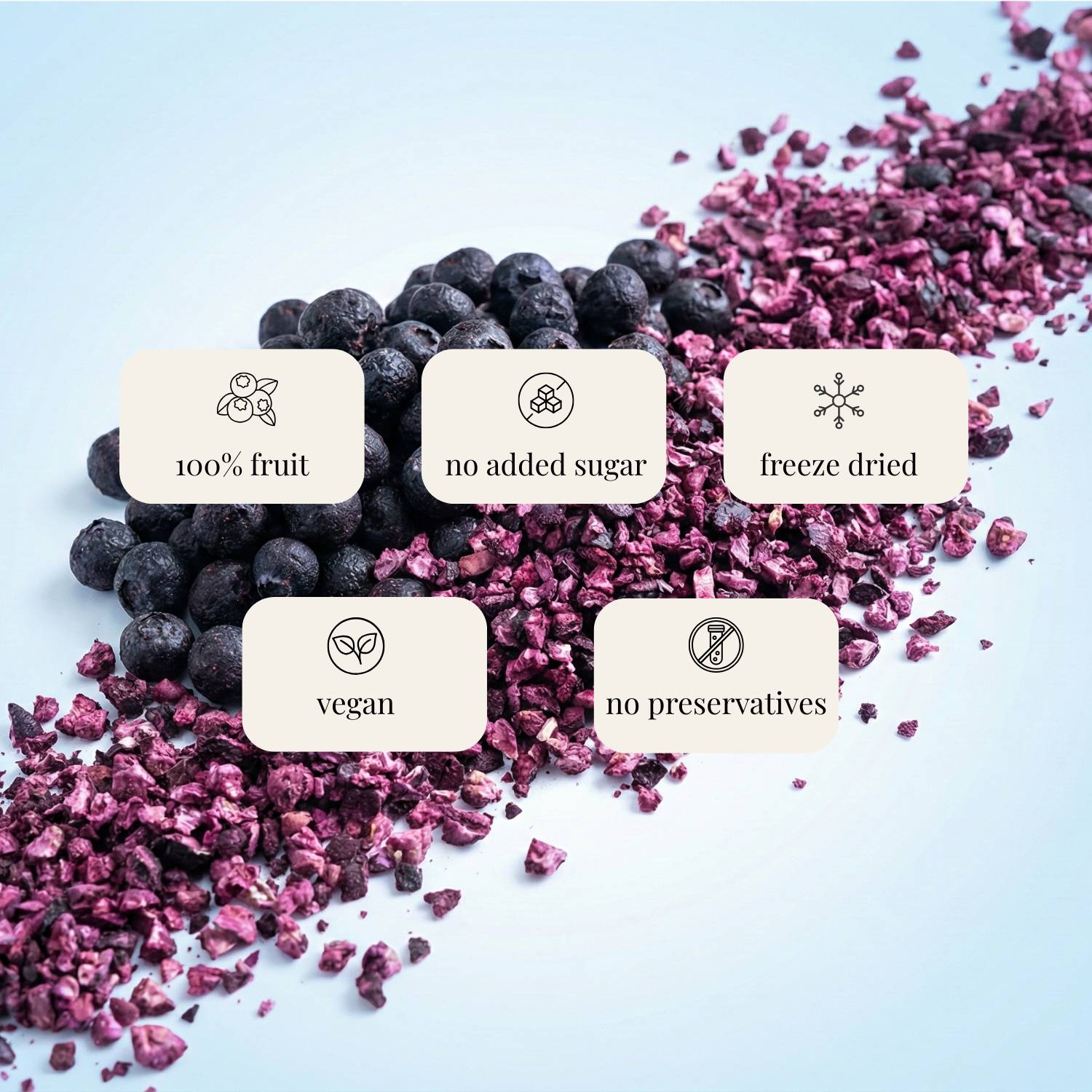 Freeze-Dried Whole Blueberries