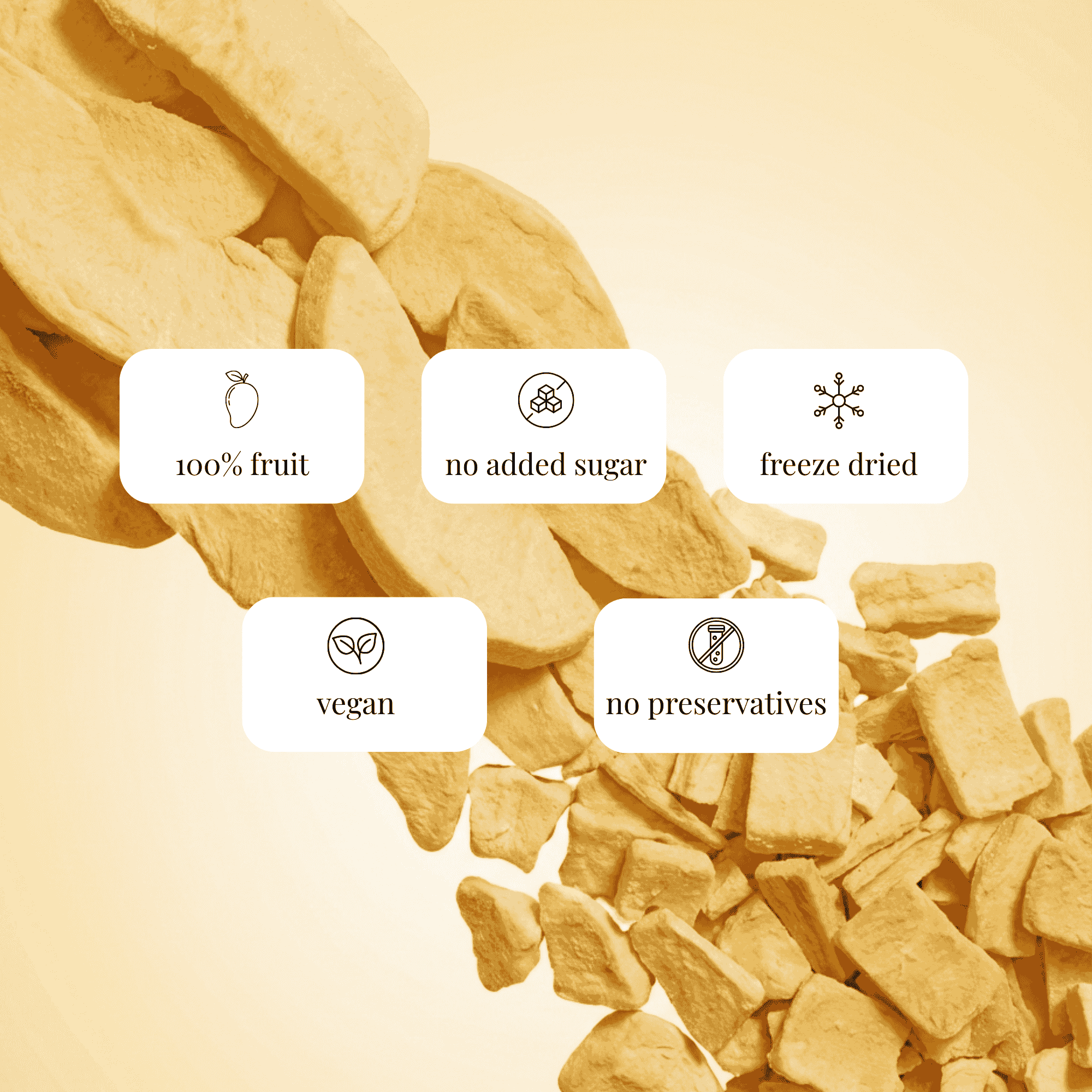 Freeze-Dried Mango Slices