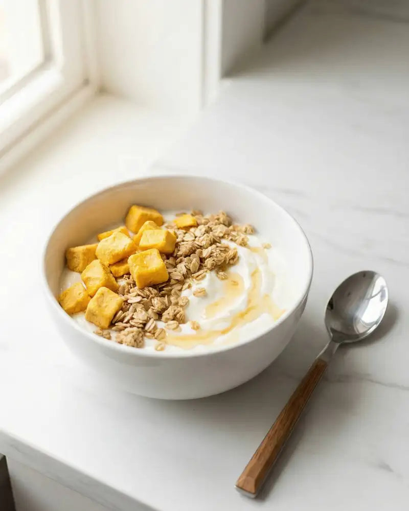 Tropical Mango Yogurt Bowl Recipe