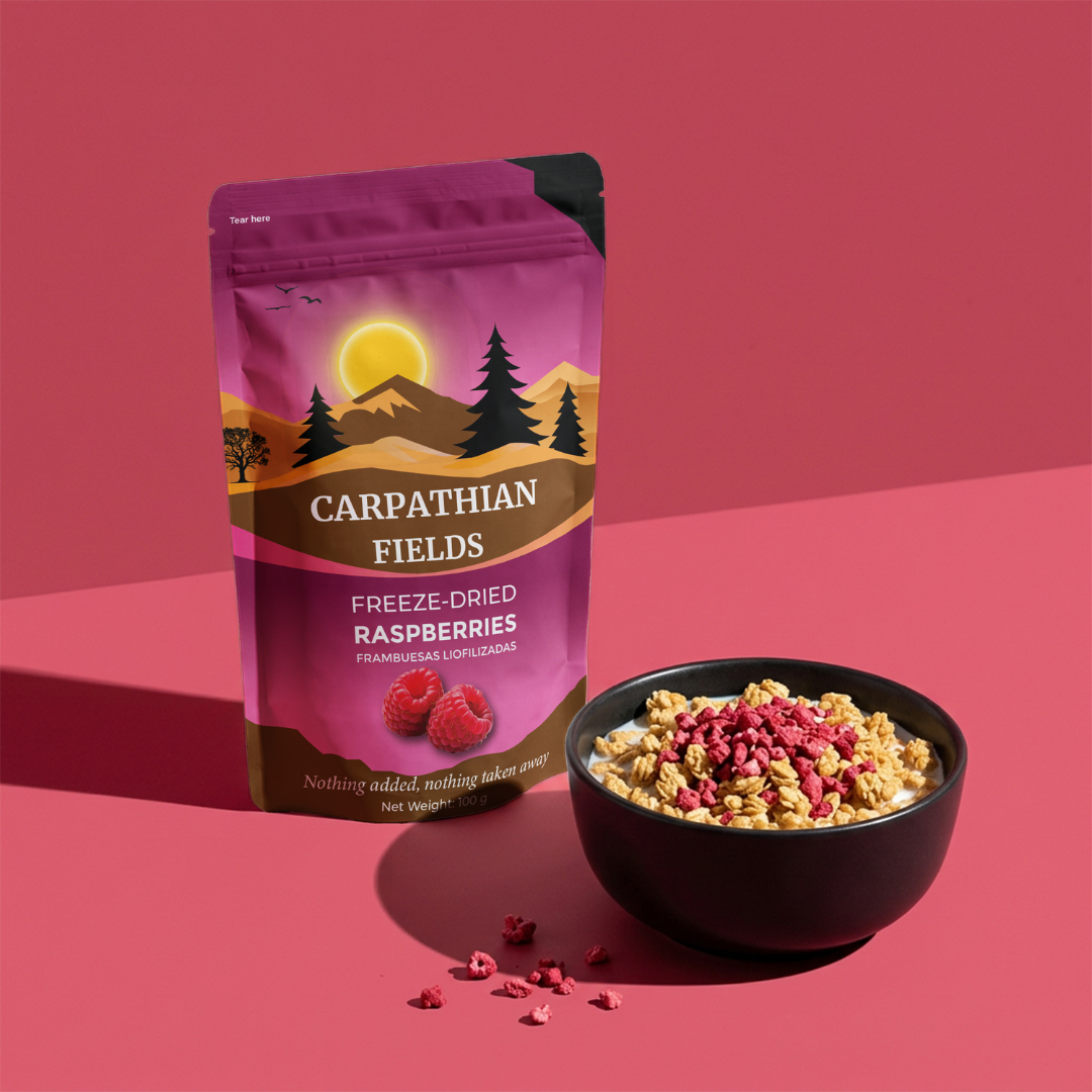 Freeze-Dried Raspberry Crumbs