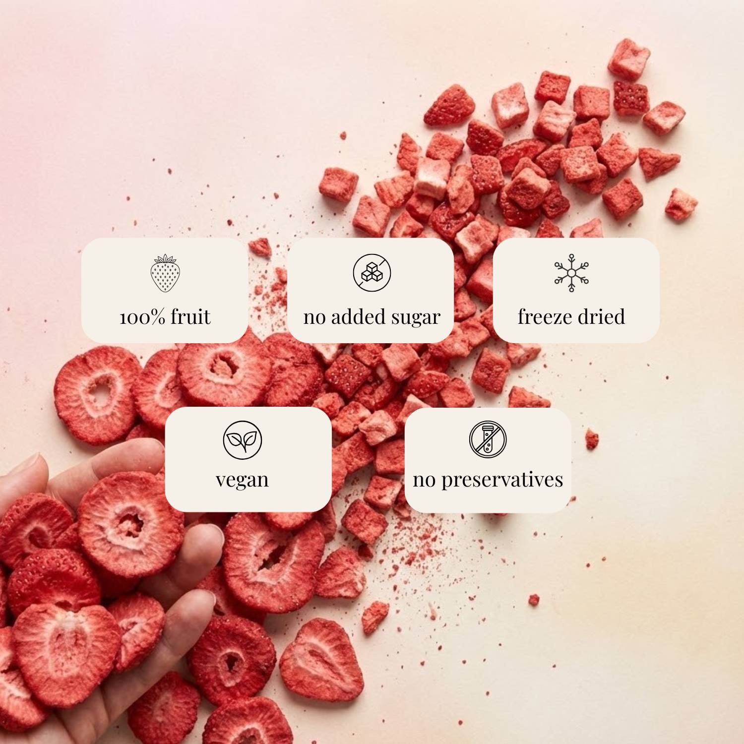Freeze-Dried Strawberry Slices