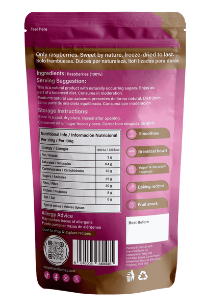 Freeze-Dried Raspberry Crumbs