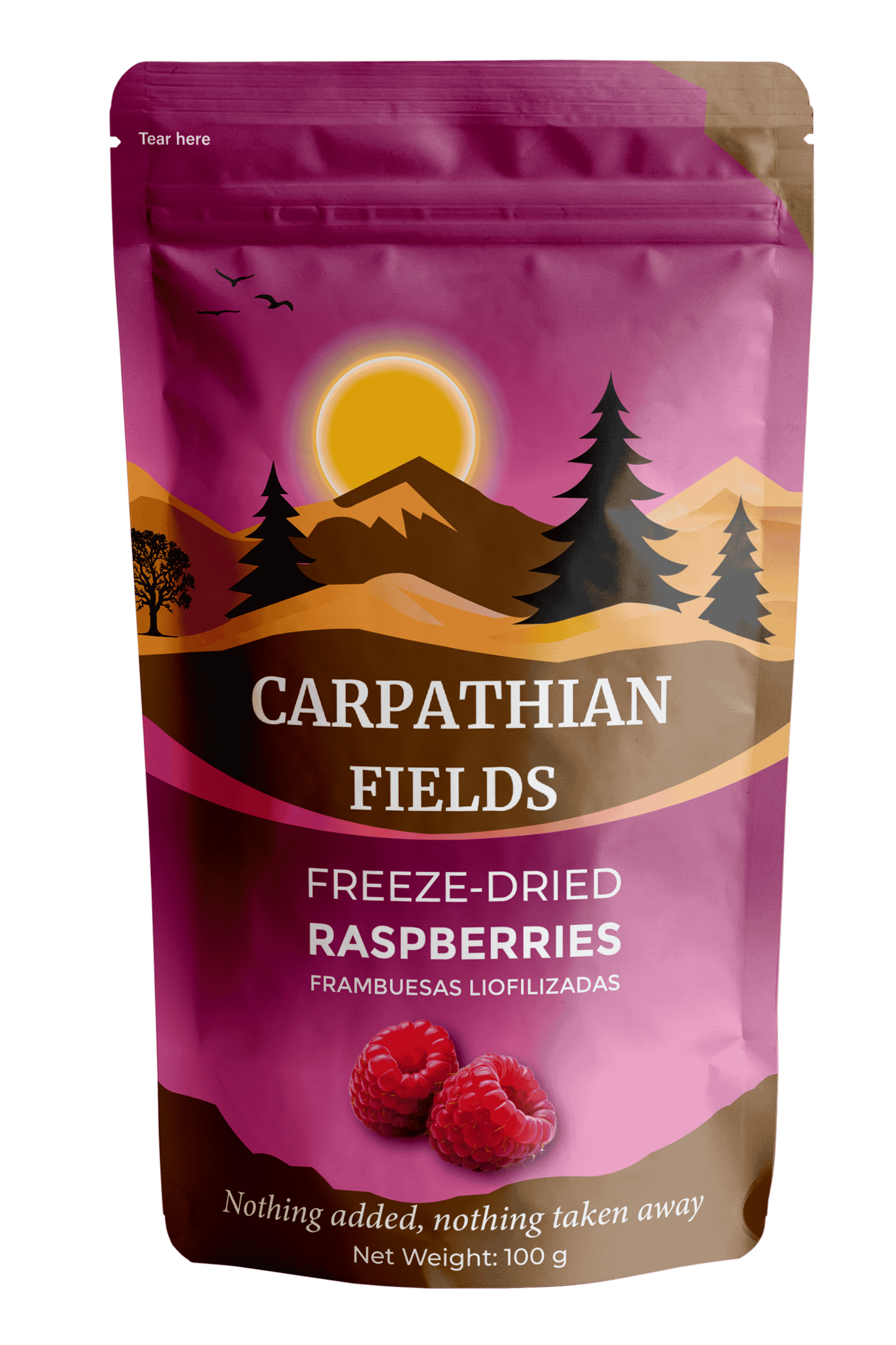 Freeze-Dried Raspberry Crumbs