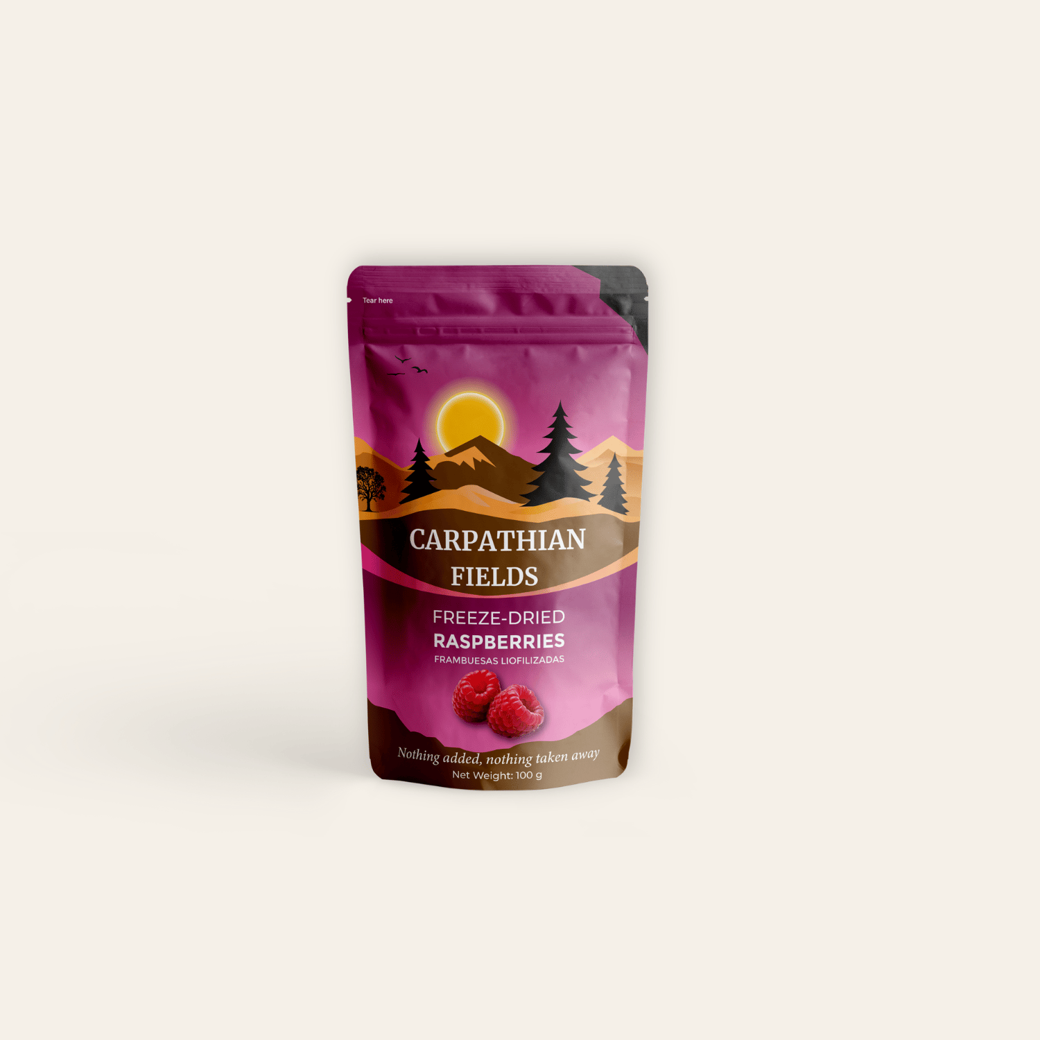 Freeze-Dried Raspberry Crumbs