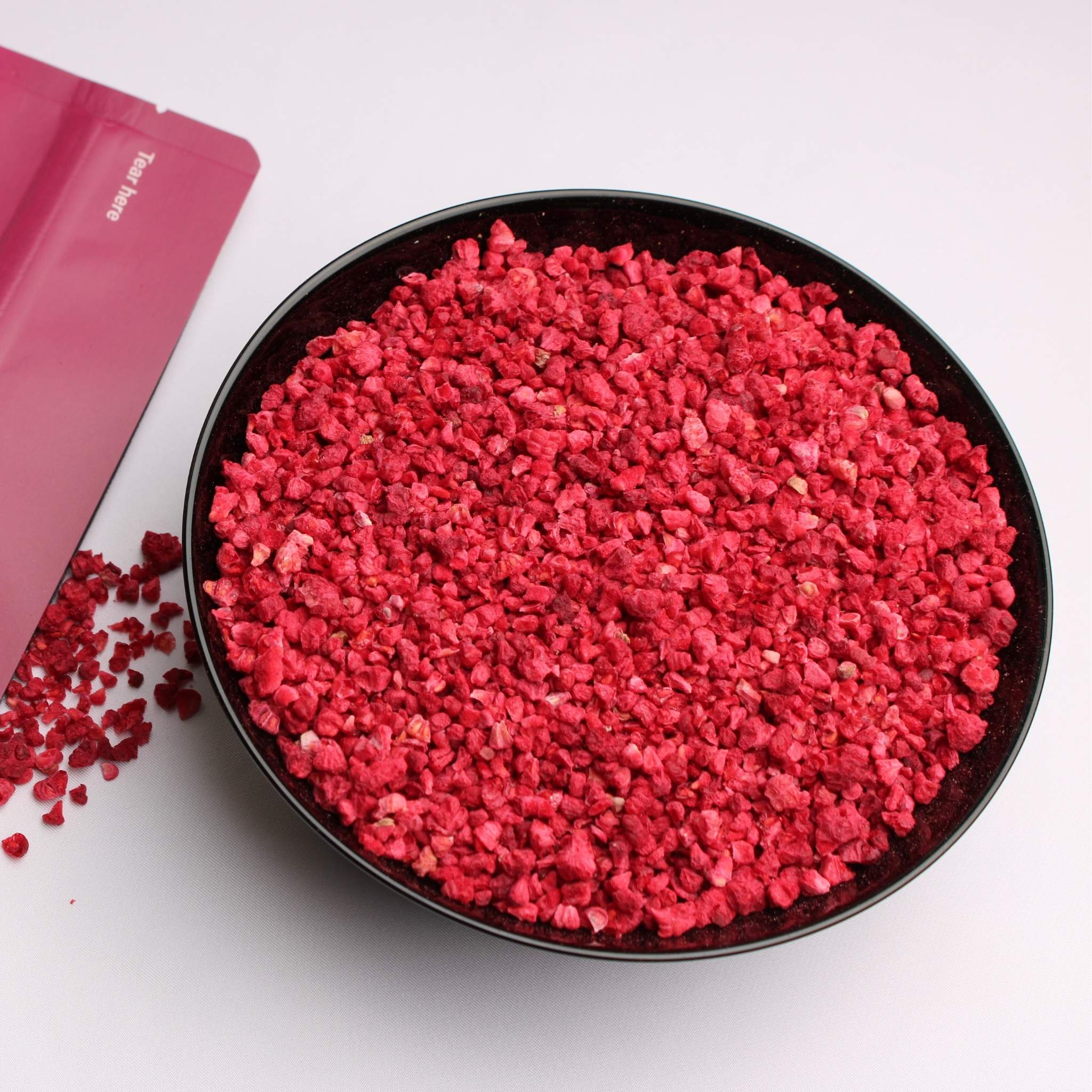 Freeze-Dried Raspberry Crumbs